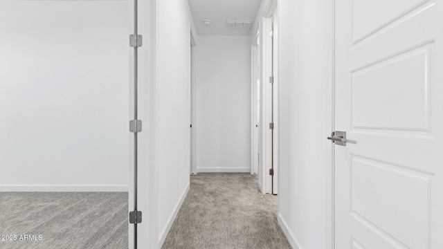 2316 W Moody Trl, Phoenix, AZ 85041 - hall featuring carpet, baseboards, and attic access