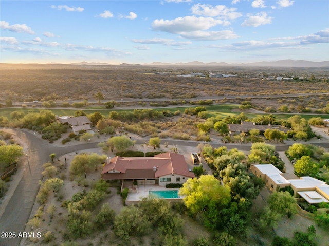 1503 N Thrasher Ln, Wickenburg, AZ 85390 - bird's eye view of a mountain backdrop