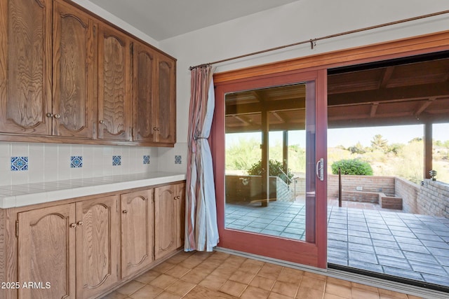 1503 N Thrasher Ln, Wickenburg, AZ 85390 - kitchen with tile countertops and backsplash