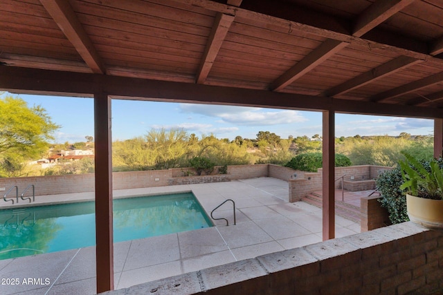 1503 N Thrasher Ln, Wickenburg, AZ 85390 - view of swimming pool featuring a patio