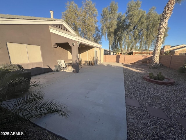 exterior space featuring a patio