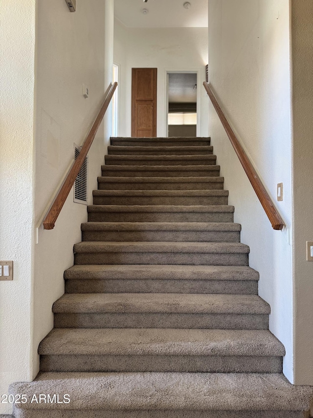 view of staircase