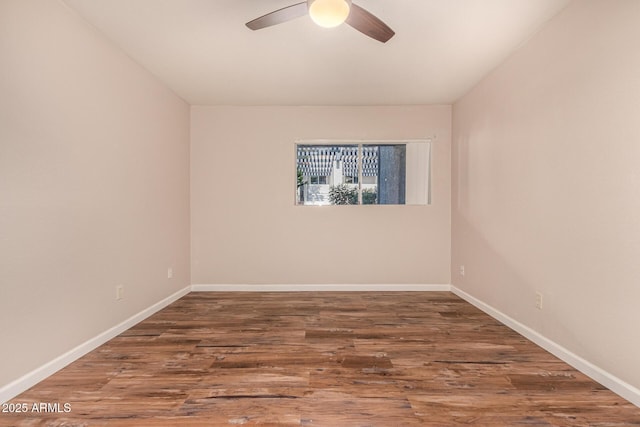 1331 W Baseline Rd Unit 167, Mesa, AZ 85202 - spare room with a ceiling fan and wood finished floors