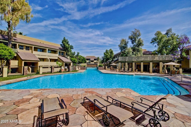 1331 W Baseline Rd Unit 167, Mesa, AZ 85202 - community pool featuring a patio