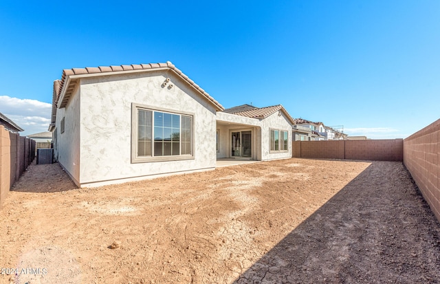 view of rear view of property