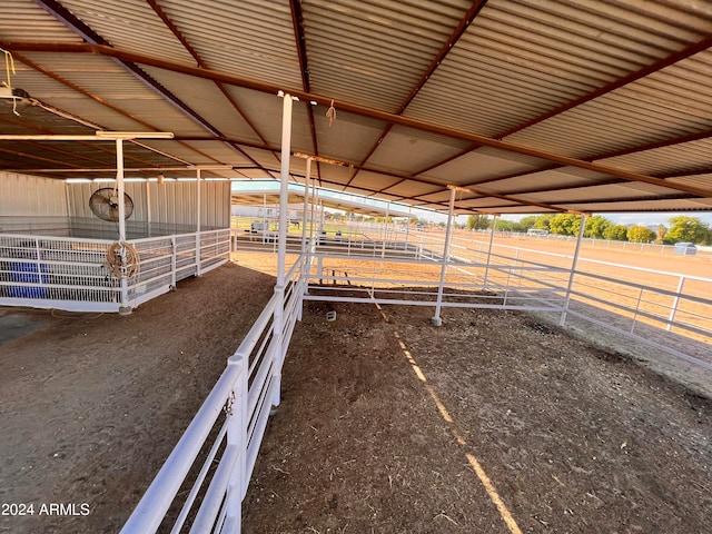 view of stable