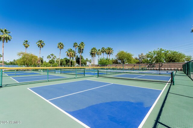 16747 W Berkeley Rd, Goodyear, AZ 85395 - view of tennis court with fence