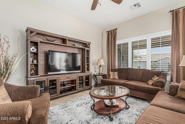 16747 W Berkeley Rd, Goodyear, AZ 85395 - living room with a ceiling fan