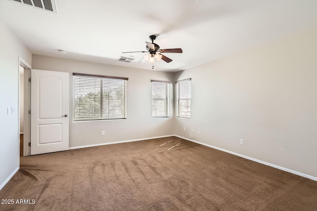 1710 S Parkcrest St, Gilbert, AZ 85295 - empty room featuring carpet flooring, ceiling fan, and baseboards