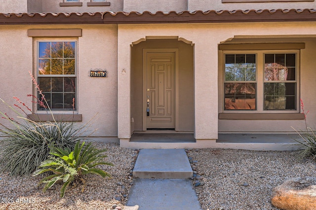 1710 S Parkcrest St, Gilbert, AZ 85295 - doorway to property with stucco siding