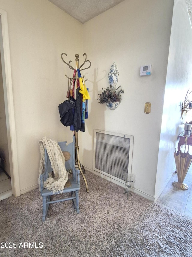 1118 E Orangewood Ave, Phoenix, AZ 85020 - hallway featuring radiator, carpet flooring, and baseboards