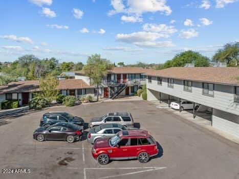 view of parking / parking lot