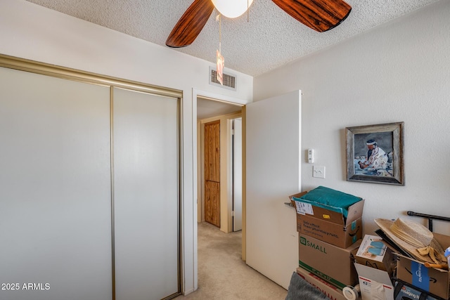 7210 W Caron Dr, Peoria, AZ 85345 - bedroom featuring light carpet and a textured ceiling