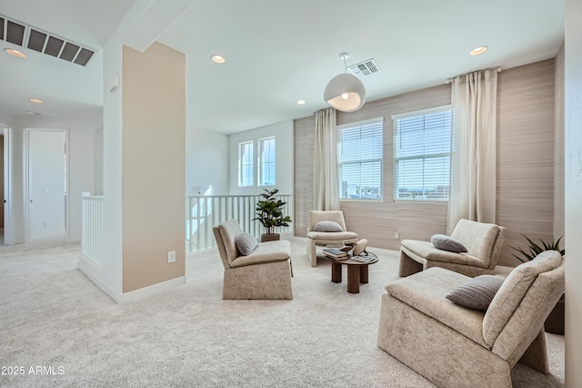 10105 E Ulysses Ave, Mesa, AZ 85212 - sitting room featuring carpet floors, recessed lighting, and baseboards