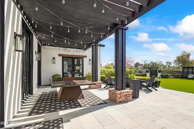 5929 E Indian School Rd, Phoenix, AZ 85018 - view of patio featuring french doors