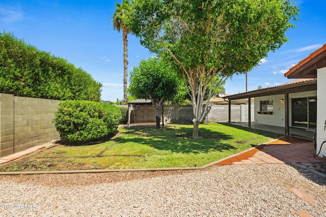 2264 S Don Carlos, Mesa, AZ 85202 - view of yard featuring a patio area