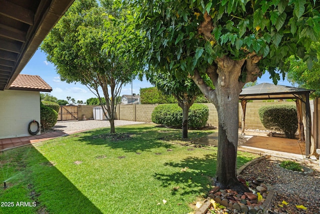 2264 S Don Carlos, Mesa, AZ 85202 - view of yard featuring a gazebo