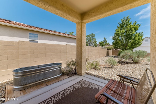 view of patio