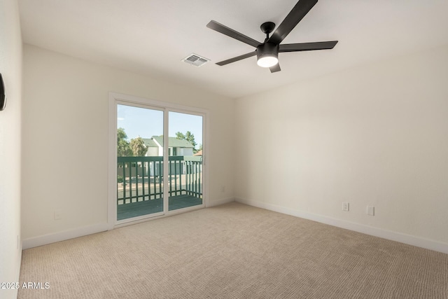 1521 W Jacinto Ave, Mesa, AZ 85202 - empty room featuring carpet floors and ceiling fan