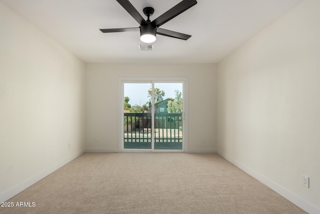 1521 W Jacinto Ave, Mesa, AZ 85202 - unfurnished room with ceiling fan and carpet floors