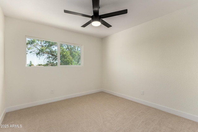 1521 W Jacinto Ave, Mesa, AZ 85202 - spare room featuring light colored carpet and a ceiling fan