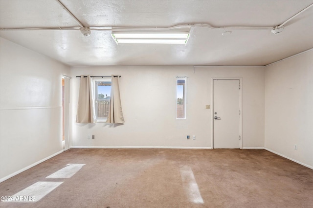 unfurnished room with carpet floors and a healthy amount of sunlight