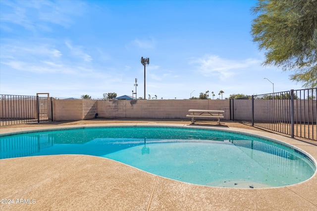 view of pool