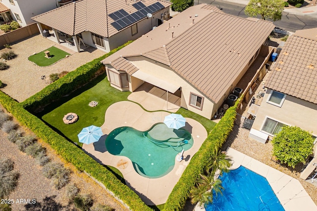 bird's eye view