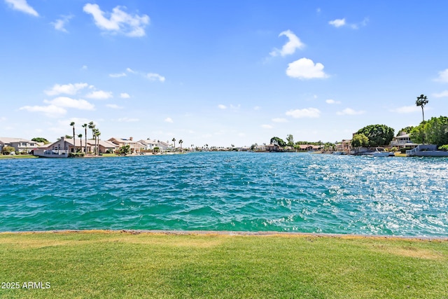 water view featuring nearby suburban area