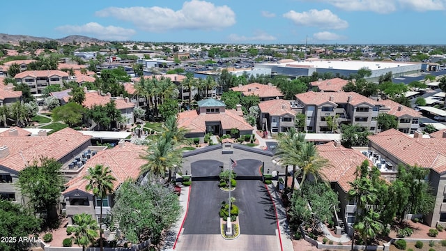 aerial view of residential area