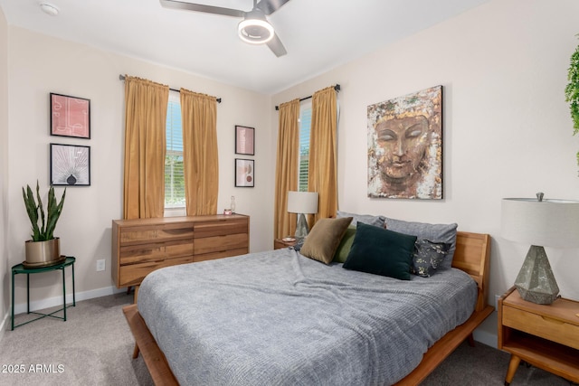 19414 W Highland Ave, Litchfield Park, AZ 85340 - carpeted bedroom featuring baseboards and ceiling fan