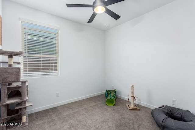 19414 W Highland Ave, Litchfield Park, AZ 85340 - unfurnished room with baseboards, a ceiling fan, and carpet