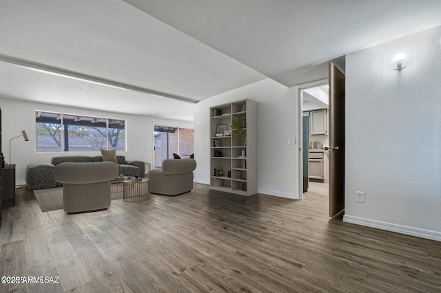 8118 N Gibraltar Dr, Tucson, AZ 85704 - living area featuring baseboards and wood finished floors