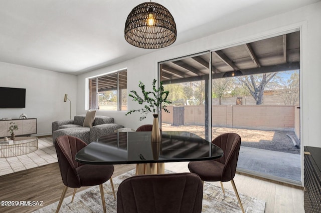 8118 N Gibraltar Dr, Tucson, AZ 85704 - dining area featuring wood finished floors