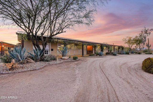 view of ranch-style house