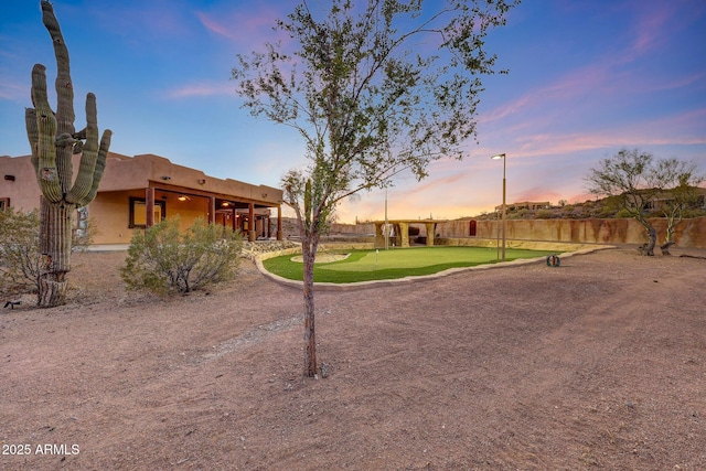 28758 N Ashbrook Ln, San Tan Valley, AZ 85144 - view of yard with an area to practice putting