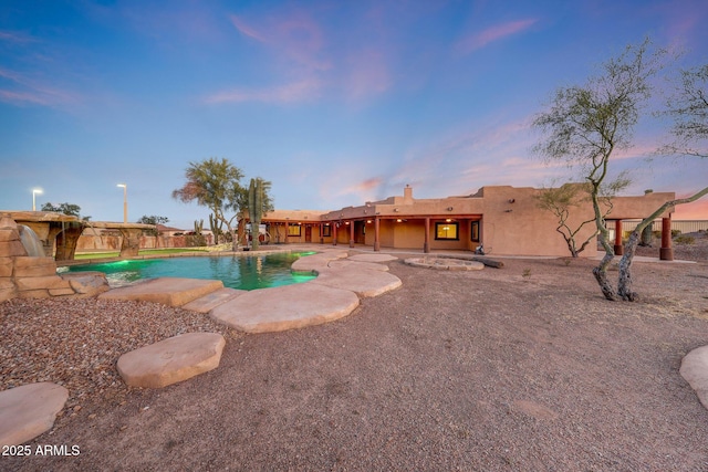 28758 N Ashbrook Ln, San Tan Valley, AZ 85144 - view of swimming pool featuring a patio area