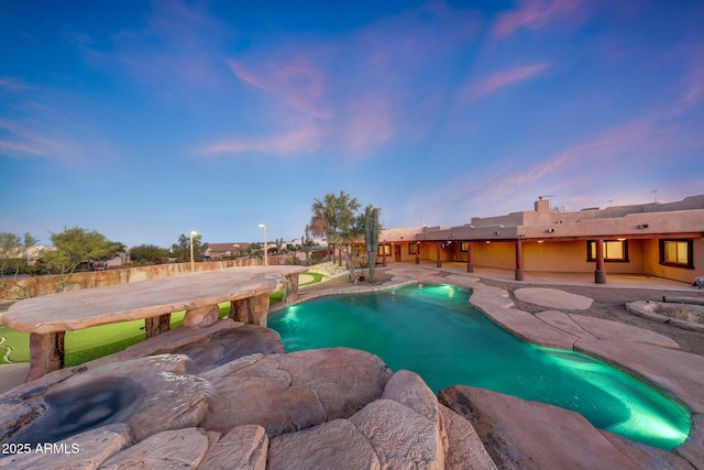 28758 N Ashbrook Ln, San Tan Valley, AZ 85144 - swimming pool featuring a patio
