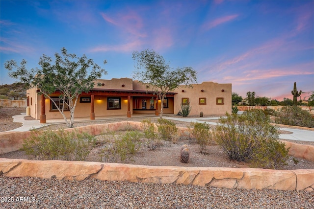 28758 N Ashbrook Ln, San Tan Valley, AZ 85144 - pueblo-style home featuring stucco siding