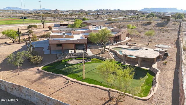 28758 N Ashbrook Ln, San Tan Valley, AZ 85144 - view from above of property featuring a mountainous background
