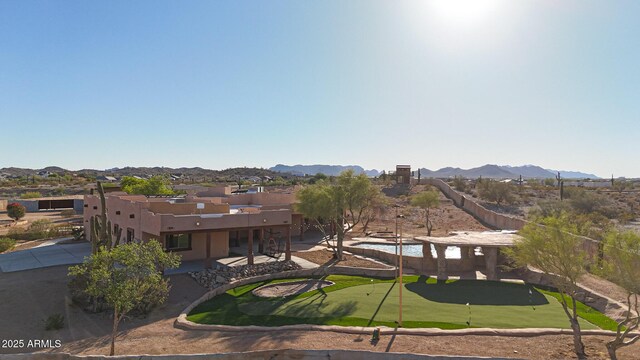 28758 N Ashbrook Ln, San Tan Valley, AZ 85144 - bird's eye view of a mountainous background