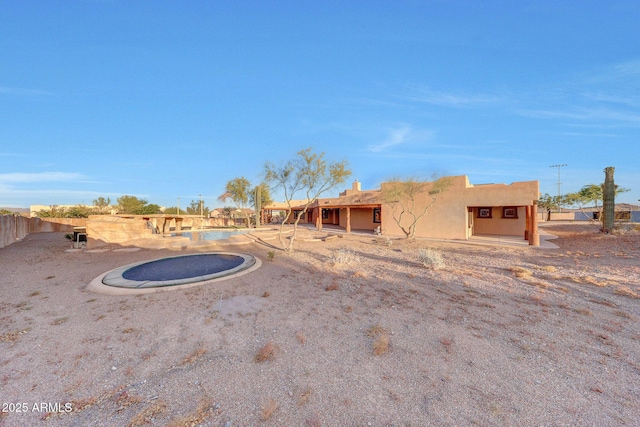 28758 N Ashbrook Ln, San Tan Valley, AZ 85144 - view of yard with a swimming pool