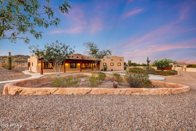 28758 N Ashbrook Ln, San Tan Valley, AZ 85144 - view of front of house featuring stucco siding