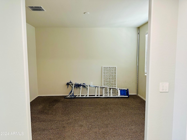 interior space featuring carpet flooring