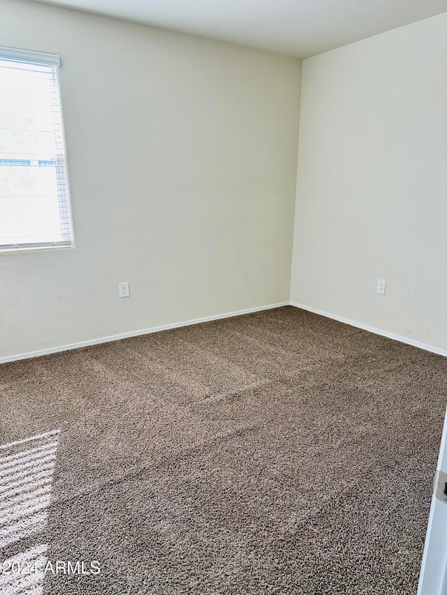 unfurnished room with carpet flooring