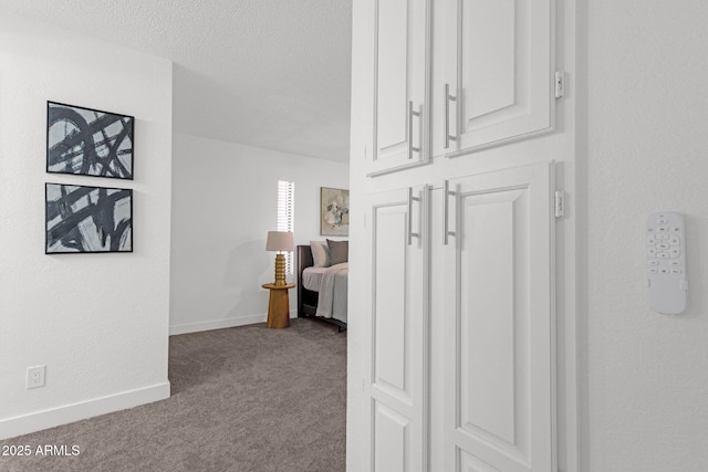 1075 E Chandler Blvd Unit 212, Chandler, AZ 85225 - hallway featuring carpet flooring and a textured ceiling