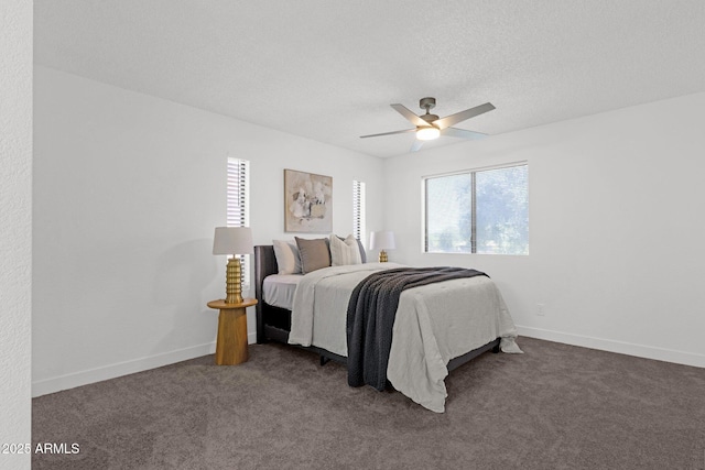 1075 E Chandler Blvd Unit 212, Chandler, AZ 85225 - carpeted bedroom with multiple windows and a ceiling fan
