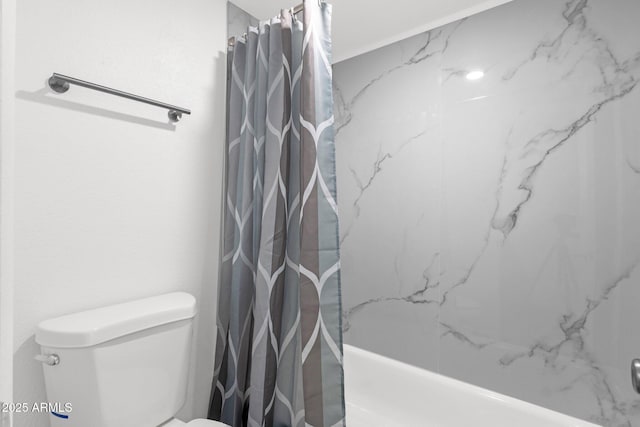 1075 E Chandler Blvd Unit 212, Chandler, AZ 85225 - bathroom with shower / tub combo and toilet