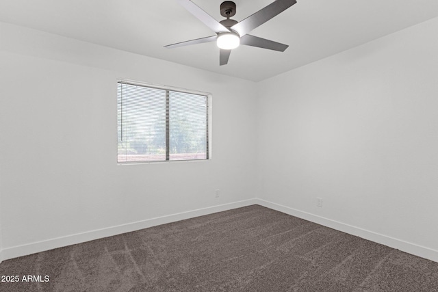 1075 E Chandler Blvd Unit 212, Chandler, AZ 85225 - unfurnished room with a ceiling fan and dark carpet