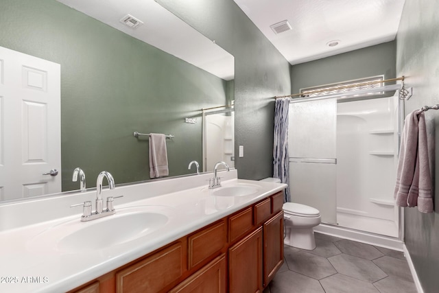 152 N 194th Ln, Buckeye, AZ 85326 - bathroom with a shower stall, visible vents, and a sink